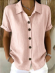 ZARA BUTTON FRONT BLOUSE