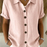 ZARA BUTTON FRONT BLOUSE