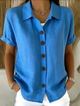 ZARA BUTTON FRONT BLOUSE
