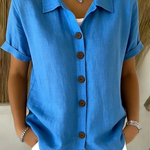 ZARA BUTTON FRONT BLOUSE