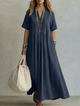 Noor™ | Geplooide jurk