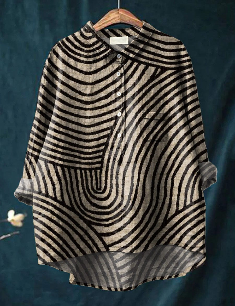 Margot Artist Print Blouse