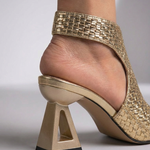 Aura Sculpted Weave Heels | Elegantie ontmoet Ultiem Comfort