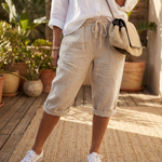 Laluna® | Katoen linnen Dames Shorts