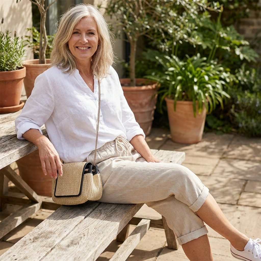 Laluna® | Katoen linnen Dames Shorts