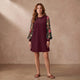 Margaux Embroidered Sleeve Dress