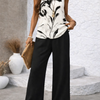 Black Brush Floral