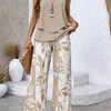 Soft Taupe Leaf