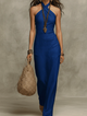 Emilia | Vestido Arena Sofisticado