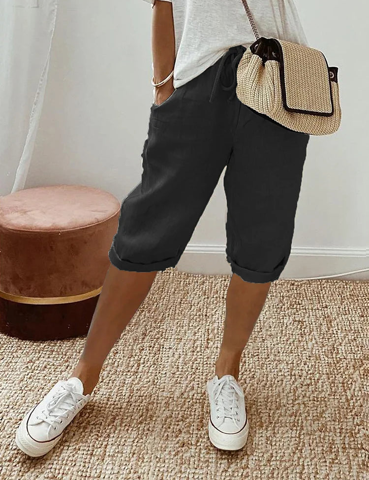 Laluna® | Katoen linnen Dames Shorts