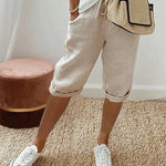 Laluna® | Katoen linnen Dames Shorts