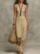 Emilia | Vestido Arena Sofisticado