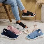 Anne™ | Platform sandals, made of breathable material for women