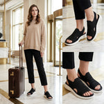 Anne™ | Platform sandals, made of breathable material for women