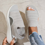 Anne™ | Platform sandals, made of breathable material for women