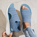 Anne™ | Platform sandals, made of breathable material for women