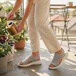 Anne™ | Platform sandals, made of breathable material for women