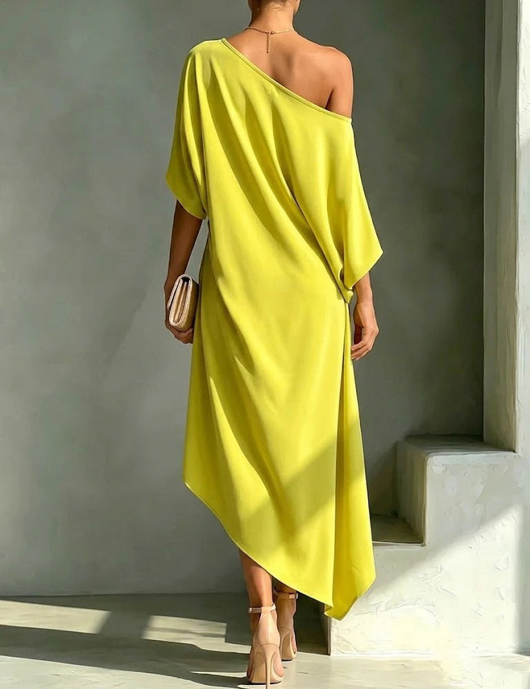 Camila | Vestido asimétrico elegante